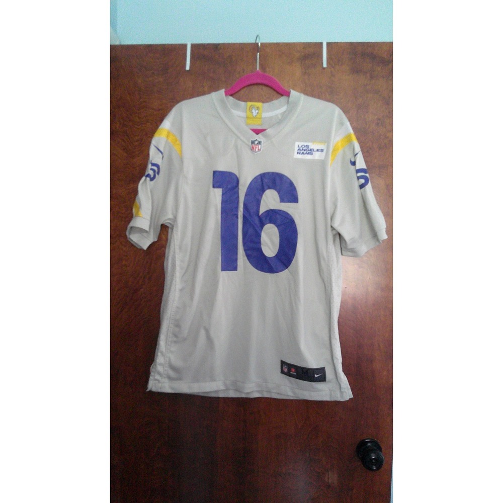 Nike Football Jersey Mens Medium White Jared Goff Los Angeles Rams 16 NFL